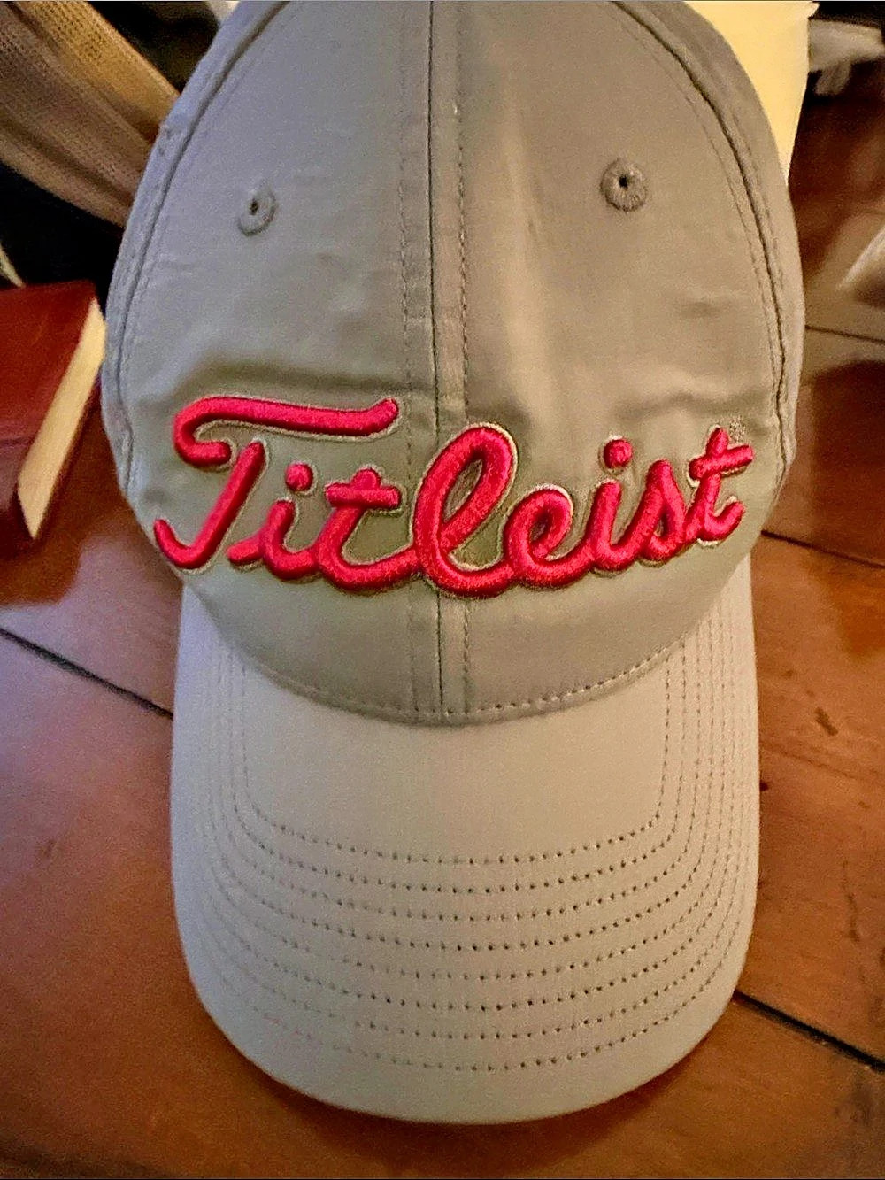 Titleist Pro V1 FJ Golf Cap Gray & Pink